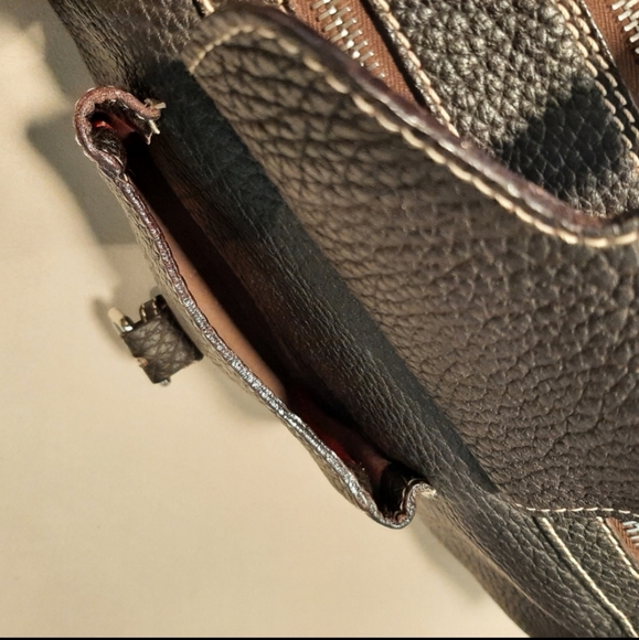 Dooney Bourke LRG Front Pocket Hobo - Brown2 - Picture 6 of 16